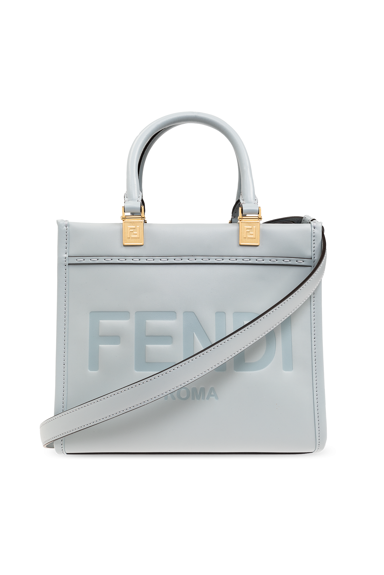 Fendi mesh ff logo shopper best sale